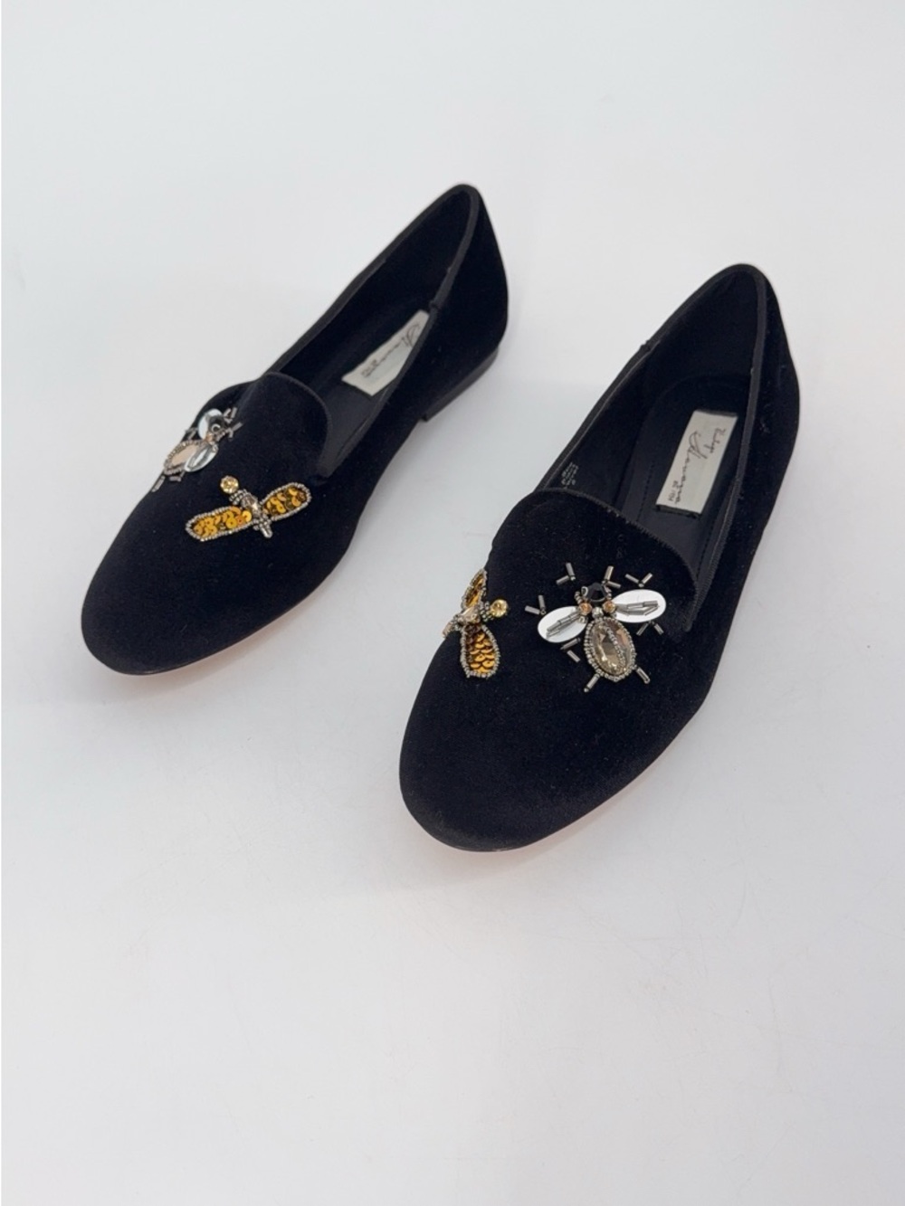 Vintage havana sue velvet flats new